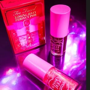 Too Faced Limited Edition Perfect Pair Lip Gloss Set Full Size New In Box